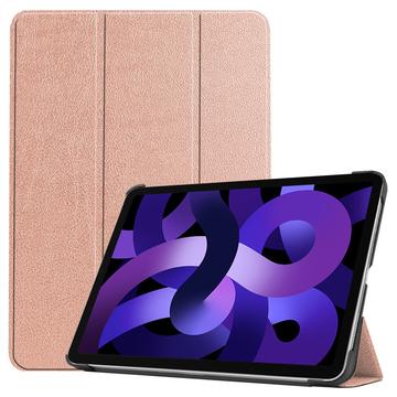 Funda Inteligente de Tres Pliegues para iPad Air 11 (2024) - Rosa Dorado