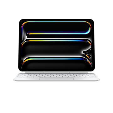 iPad Pro 11 (2024) Apple Magic Keyboard MWR03DK/A - Distribución danesa - Blanco