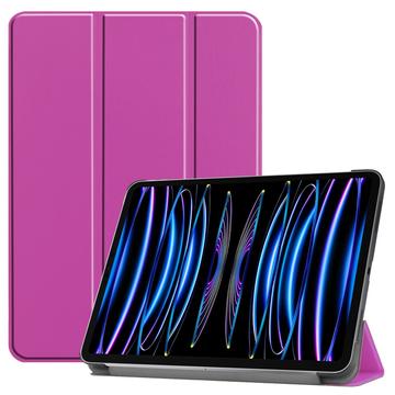 Funda Inteligente de Tres Pliegues para iPad Pro 11 (2024) - Púrpura