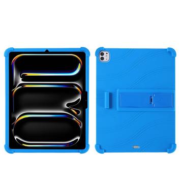 iPad Pro 11 (2025) Funda de silicona con Kickstand - Azul