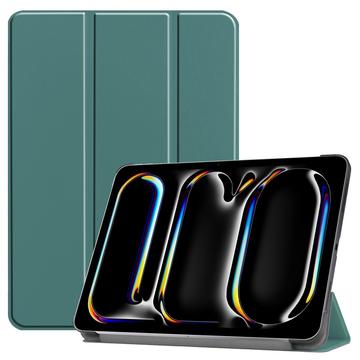 Funda Inteligente de Tres Pliegues para iPad Pro 13 (2024) - Verde