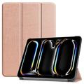 Funda Inteligente de Tres Pliegues para iPad Pro 13 (2024) - Rosa Dorado