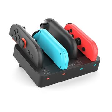 iPega PG-SW2081 Estación de carga 8 en 1 para mandos Joy-Con de Nintendo Switch 1/2