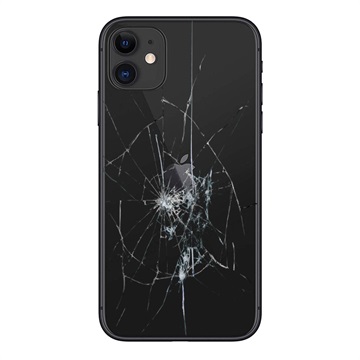 Reparación de la tapa posterior del iPhone XS - Solo cristal - Negro