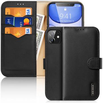 Funda de Piel Billetera Dux Ducis Hivo para iPhone 11 - Negro