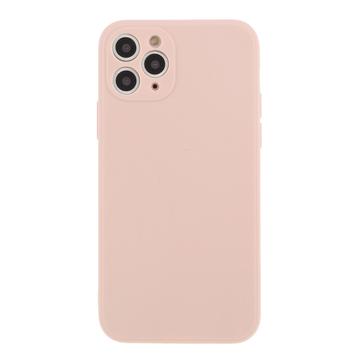 Carcasa de TPU Anti-Huellas Dactilares Mate para iPhone 11 Pro - Rosa