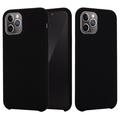 Funda de Silicona Liquid para iPhone 11 Pro Max - Negro