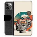 Funda Cartera Premium para iPhone 11 Pro Max - Collage Abstracto