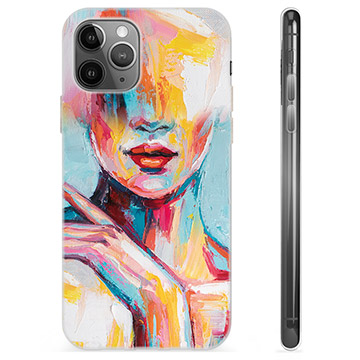 Funda de TPU para iPhone 11 Pro Max - Retrato Abstracto