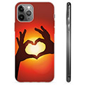 Funda de TPU para iPhone 11 Pro Max - Silueta del Corazón