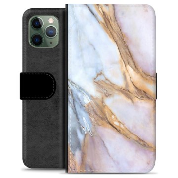 Funda Cartera Premium para iPhone 11 Pro - Mármol Elegante