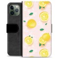 Funda Cartera Premium para iPhone 11 Pro - Patrón de Limón