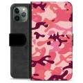 Funda Cartera Premium para iPhone 11 Pro - Camuflaje Rosa
