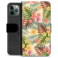 Funda Cartera Premium para iPhone 11 Pro - Flores Rosadas