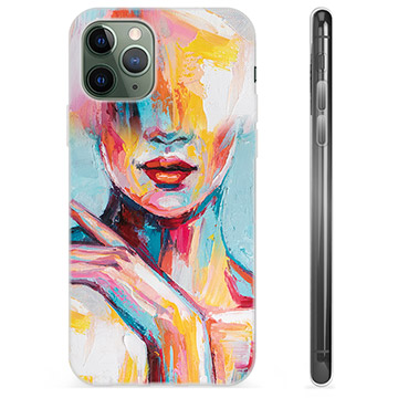 Funda de TPU para iPhone 11 Pro - Retrato Abstracto