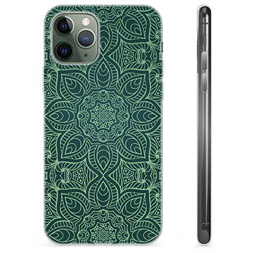 Funda de TPU para iPhone 11 Pro - mandala Verde