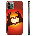 Funda de TPU para iPhone 11 Pro - Silueta del Corazón