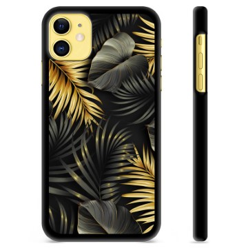 Carcasa Protectora para iPhone 11 - Hojas Doradas