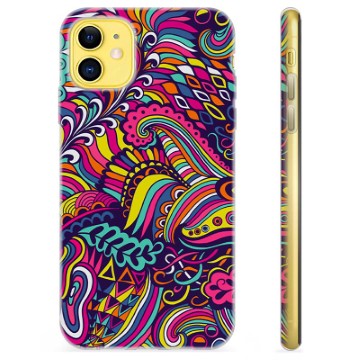 Funda de TPU para iPhone 11 - Flores Abstractas