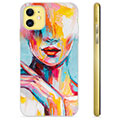 Funda de TPU para iPhone 11 - Retrato Abstracto