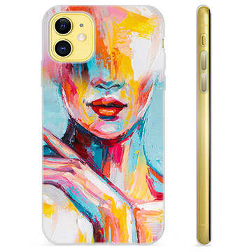 Funda de TPU para iPhone 11 - Retrato Abstracto