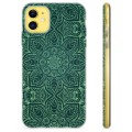 Funda de TPU para iPhone 11 - mandala Verde