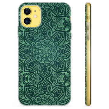 Funda de TPU para iPhone 11 - mandala Verde