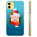 Funda de TPU para iPhone 11 - Piggy de Invierno