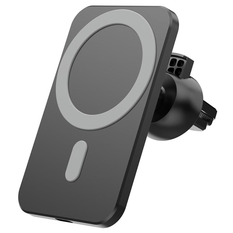  Cargador inalámbrico magnético para la serie Apple, soporte de  cargador Mag-Safe de 15 W, soporte de carga inalámbrica rápida para iPhone  15 14 13 12 Pro Max Mini, AirPods (con adaptador