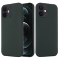 Funda de Silicona Líquida para iPhone 12 Mini - Compatible con MagSafe - Verde Oscuro