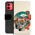 Funda Cartera Premium para iPhone 12 mini - Collage Abstracto