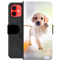 Funda Cartera Premium para iPhone 12 mini - Perro