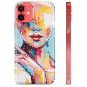 Funda de TPU para iPhone 12 mini - Retrato Abstracto