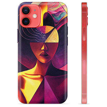 Funda de TPU para iPhone 12 mini - Retrato Cubista