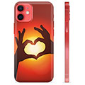 Funda de TPU para iPhone 12 mini - Silueta del Corazón