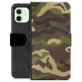 Funda Cartera Premium para iPhone 12 - Camuflaje