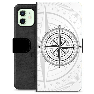 Funda Cartera Premium para iPhone 12 - Brújula