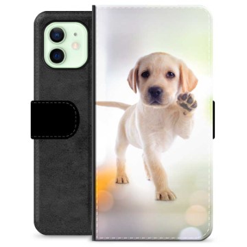 Funda Cartera Premium para iPhone 12 - Perro