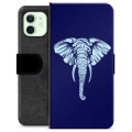 Funda Cartera Premium para iPhone 12 - Elefante