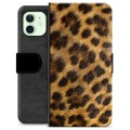Funda Cartera Premium para iPhone 12 - Leopardo