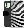 Funda Cartera Premium para iPhone 12 - Cebra