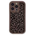 Funda de TPU con estampado de leopardo para iPhone 12 Pro - Café