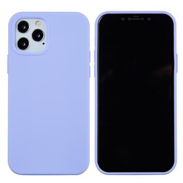 Funda de Silicona Liquid para iPhone 12 Pro Max - Púrpura