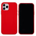 Funda de Silicona Liquid para iPhone 12 Pro Max - Rojo
