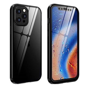 Carcasa Magnética con Cristal Templado para OnePlus 7T - Negro