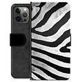 Funda Cartera Premium para iPhone 12 Pro Max - Cebra