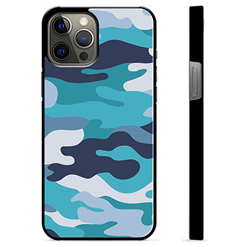 Carcasa Protectora para iPhone 12 Pro Max - Camuflaje Azul