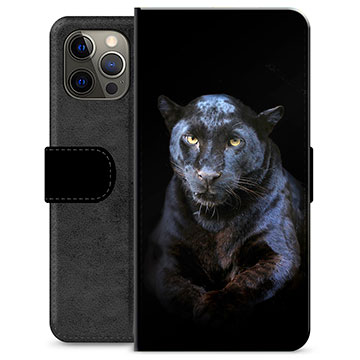 Funda Cartera Premium para iPhone 12 Pro Max - Pantera Negra