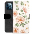 Funda Cartera Premium para iPhone 12 Pro - Floral