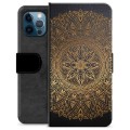 Funda Cartera Premium para iPhone 12 Pro - Mandala